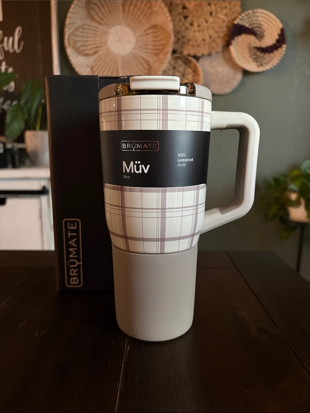 BrüMate Müv 25oz in Oxford plaid! New!